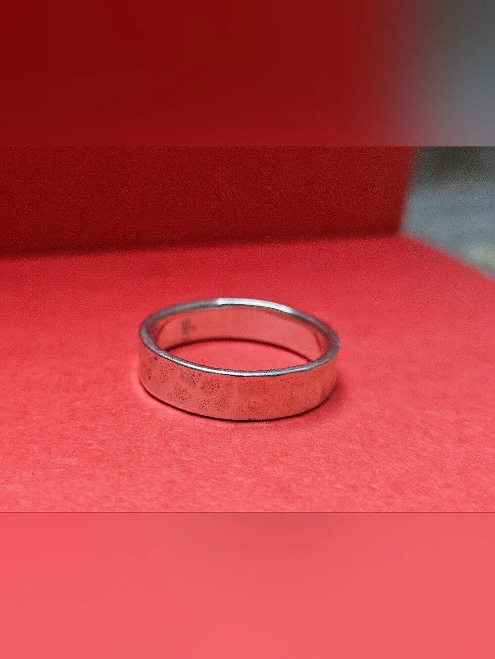 James Avery Hammeres Band Ring -Sterling Silver Size 7.5
